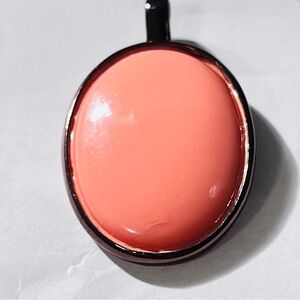 Joan Rivers enhancer pendant,faux coral